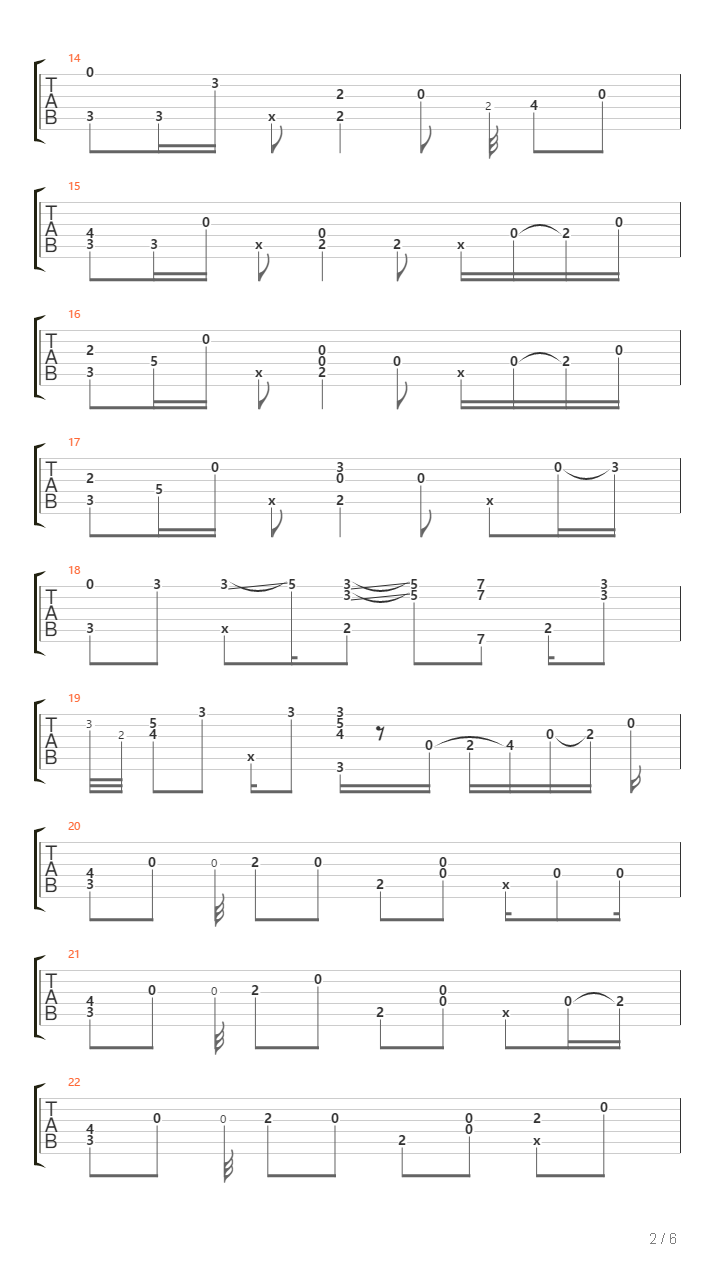 Maple Story(冒险岛) - Kerning Square (废弃广场)吉他谱