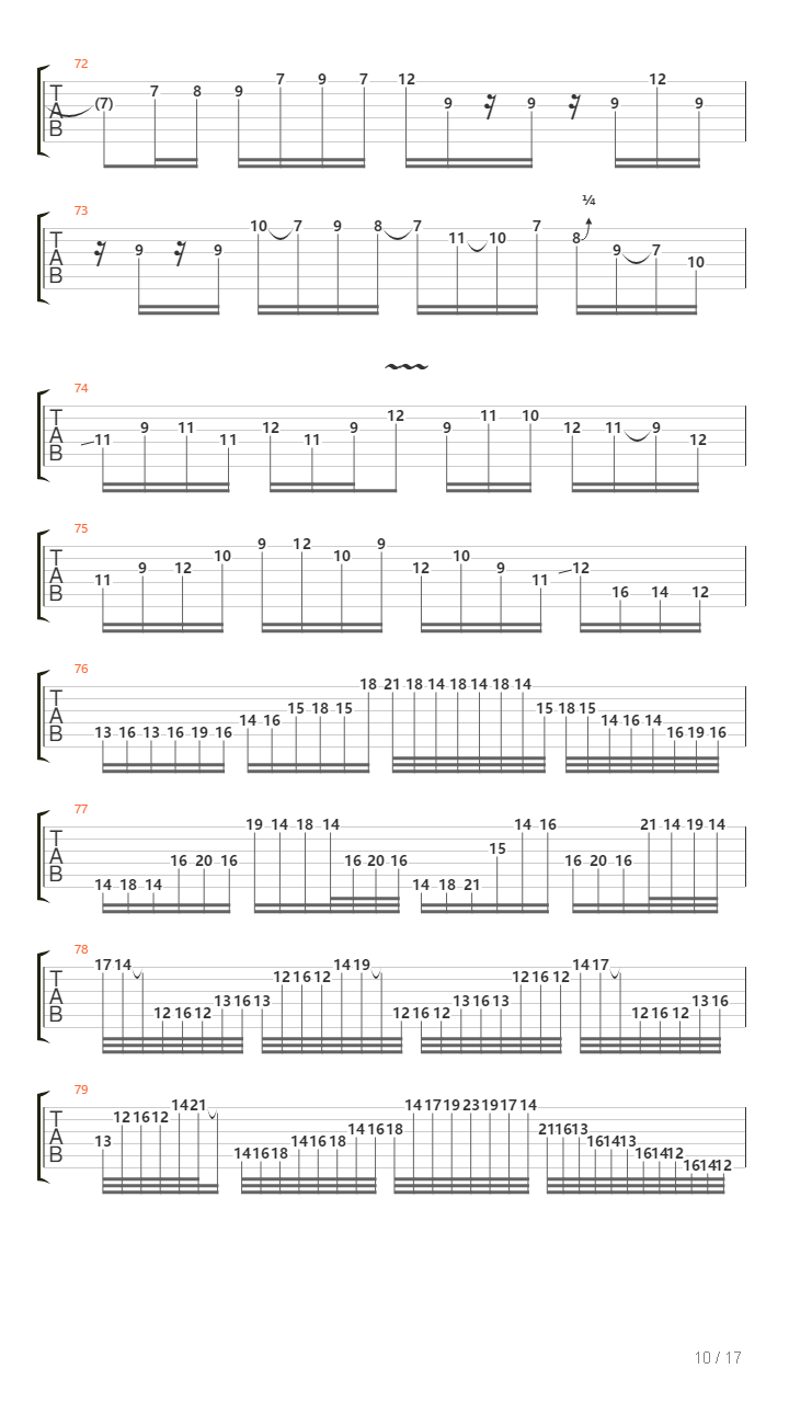 Jump Start（ Greg-Howe solo）吉他谱