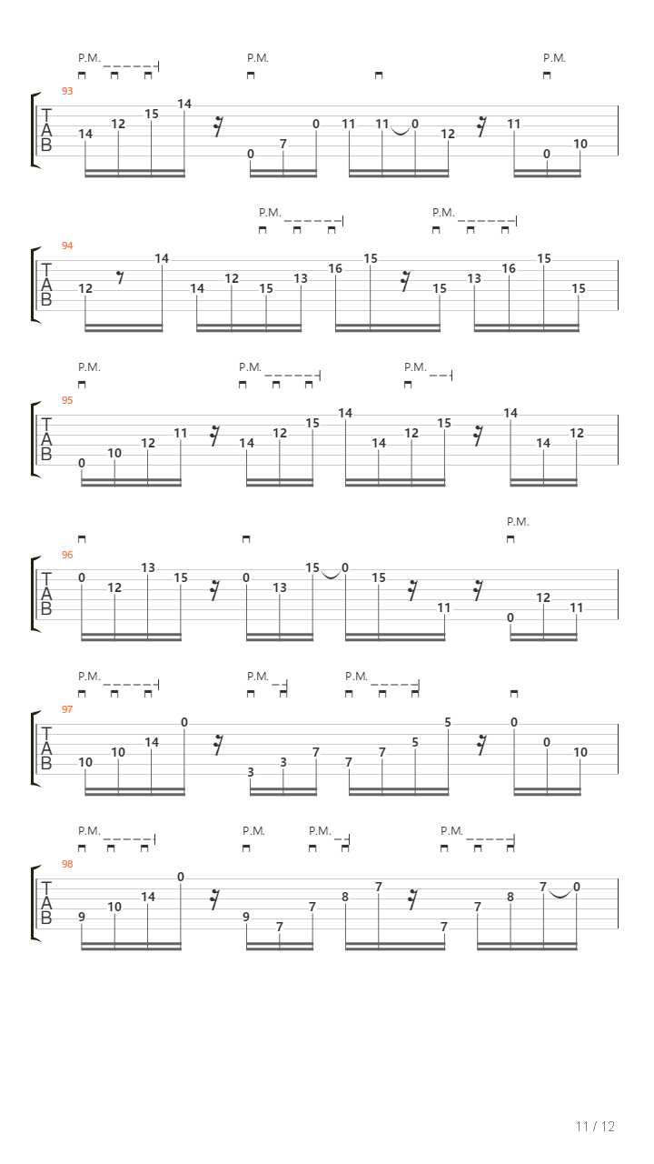 Playing God吉他谱