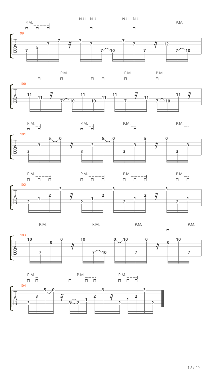 Playing God吉他谱