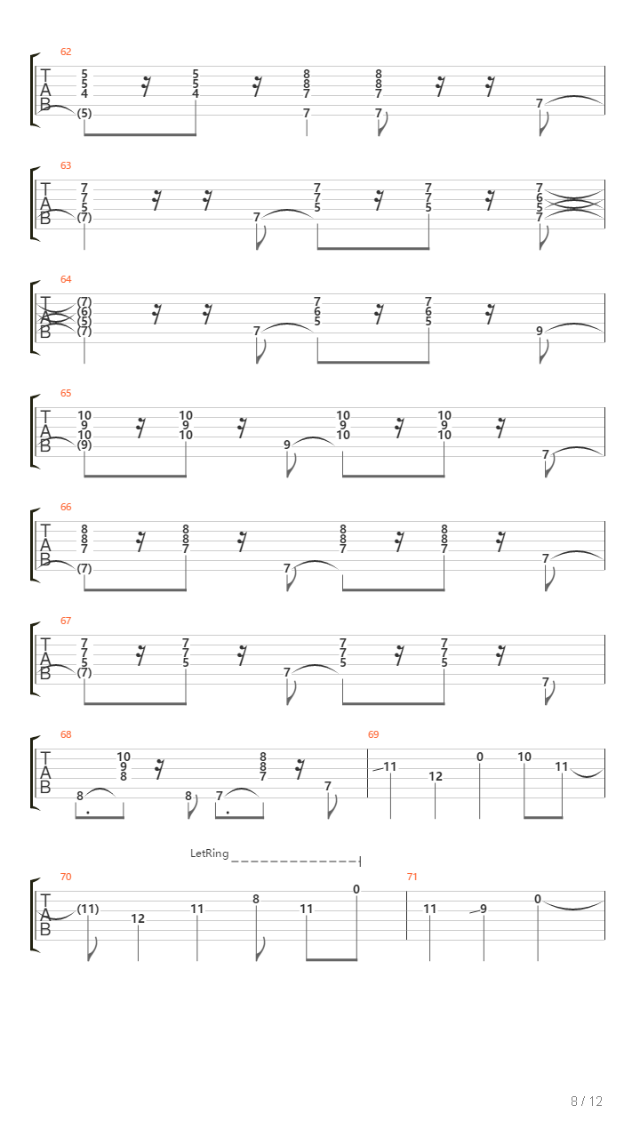 Playing God吉他谱