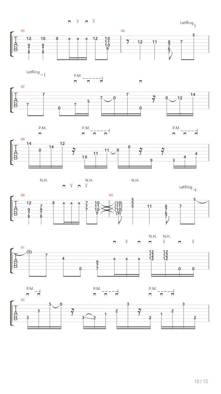 Playing God吉他谱