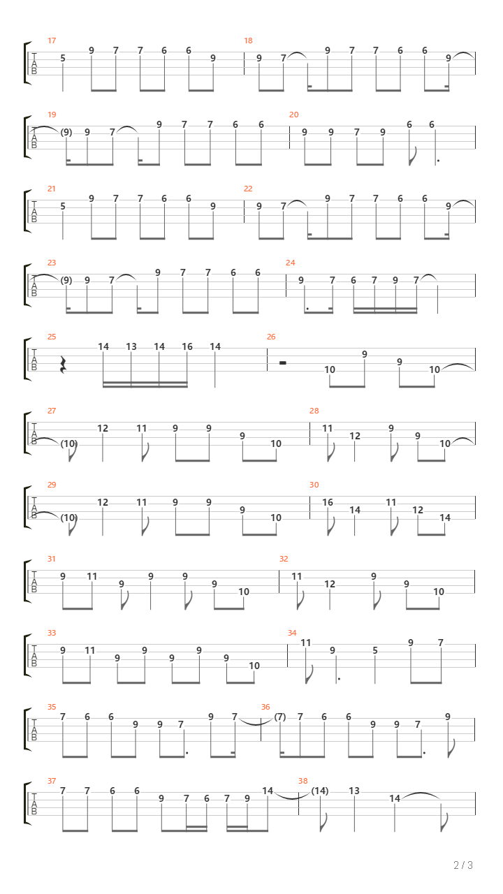 Something In Her Tender Kiss（ Issac Shepard BASS 翻编）吉他谱