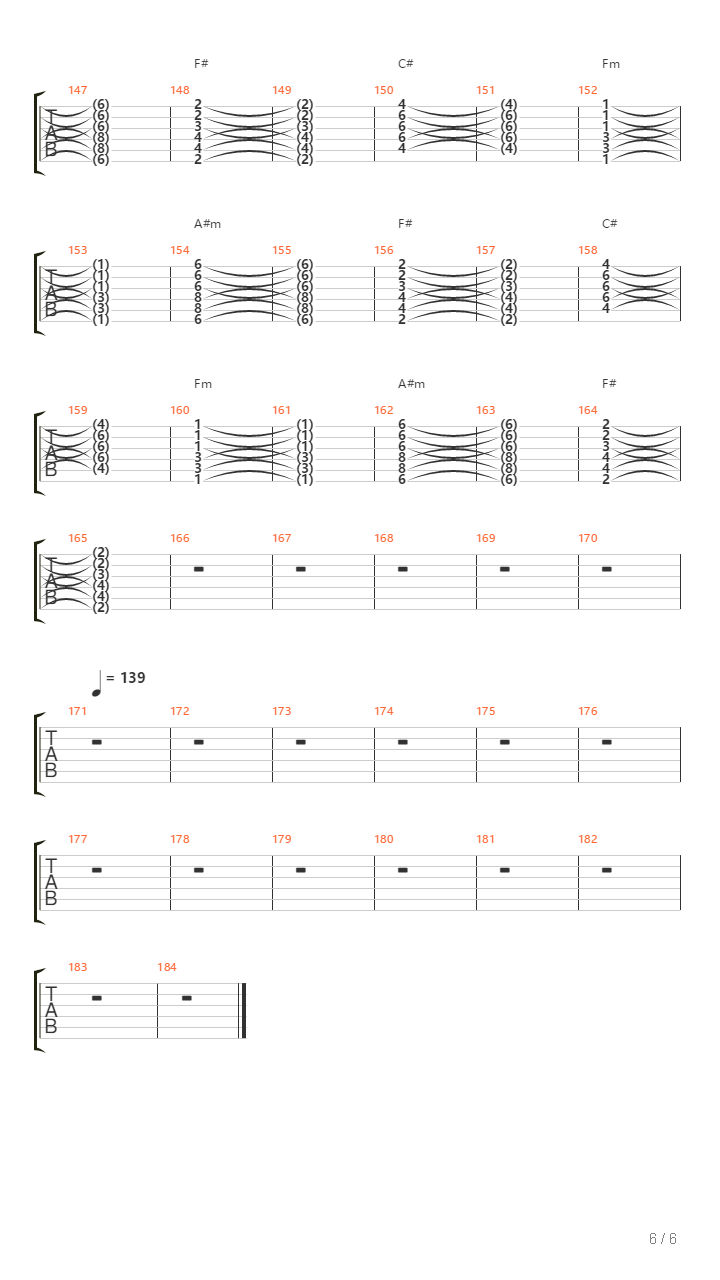 爱人错过（全曲双吉他谱）吉他谱