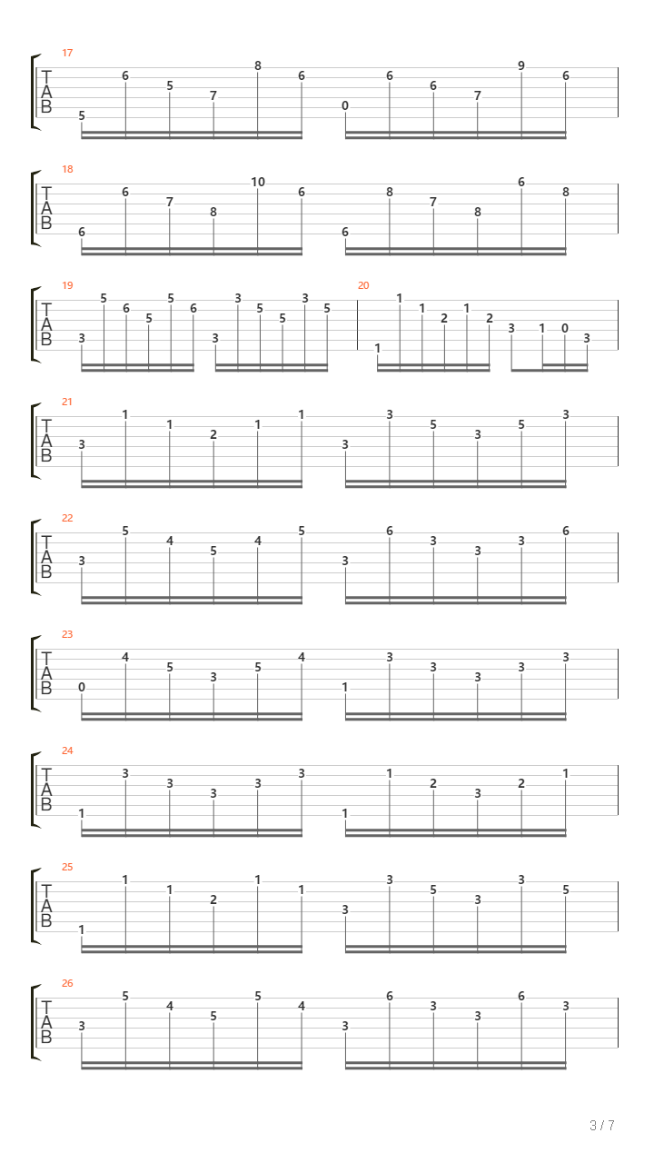 12 Etude Op.29 No.1吉他谱