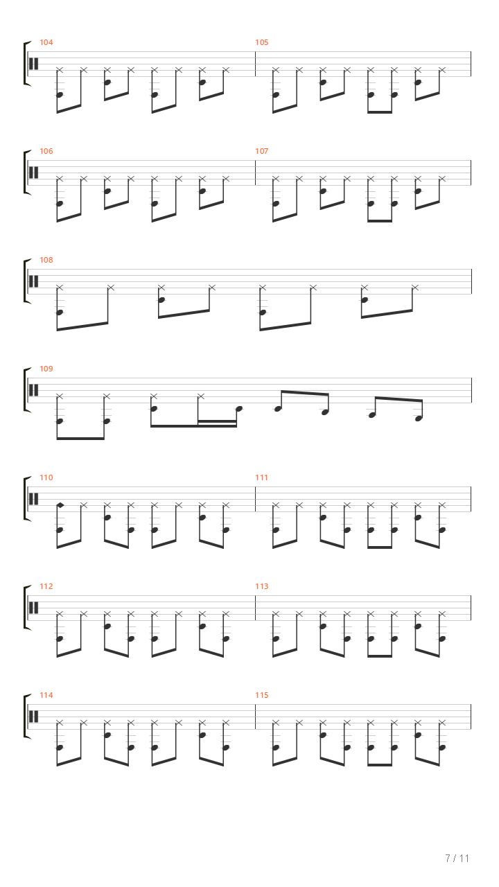 公路之歌（乐队的夏天版本）吉他谱