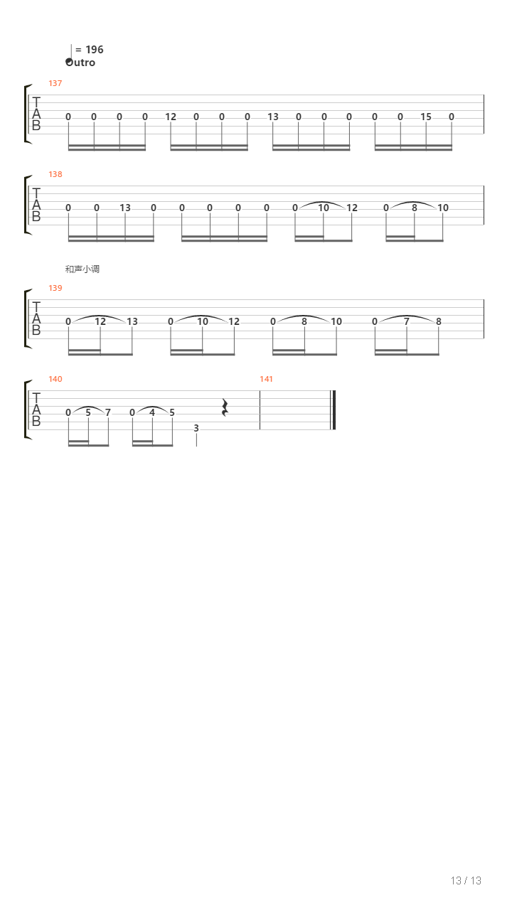 Nemesis（原版）吉他谱