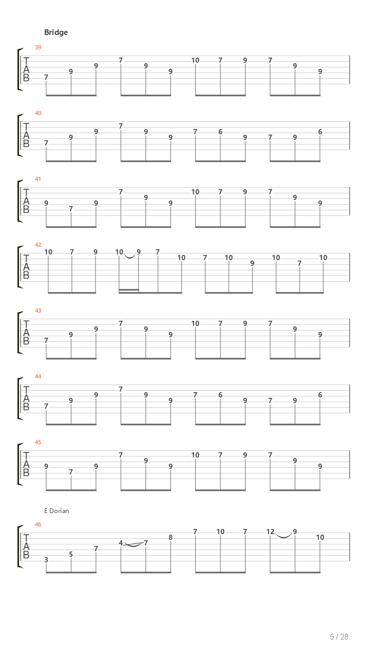 Glasgow Kiss吉他谱