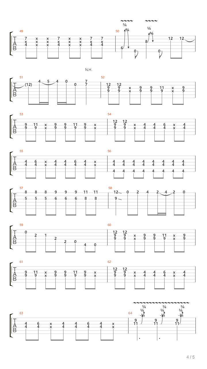 カラカラ (TV size)吉他谱