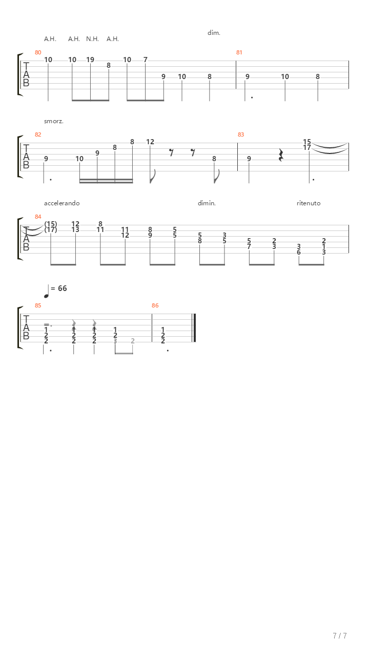Nocturne No.1 in B♭ minor, Op.9 No.1吉他谱