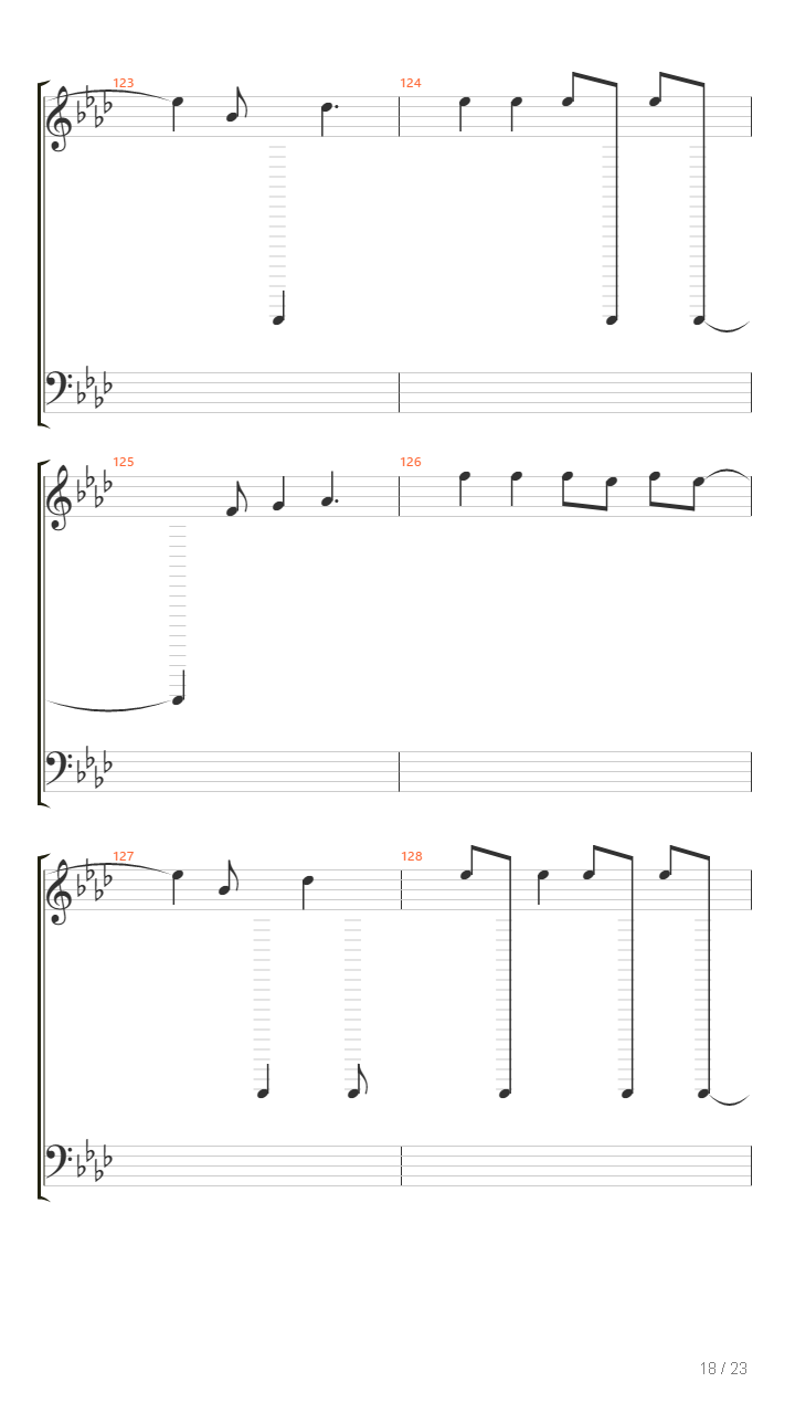 Viva la vida（bA调）吉他谱