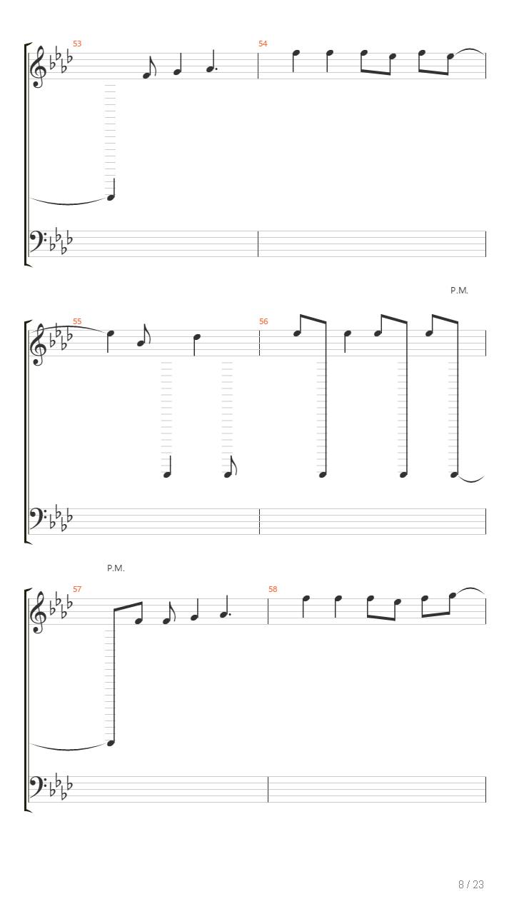 Viva la vida（bA调）吉他谱