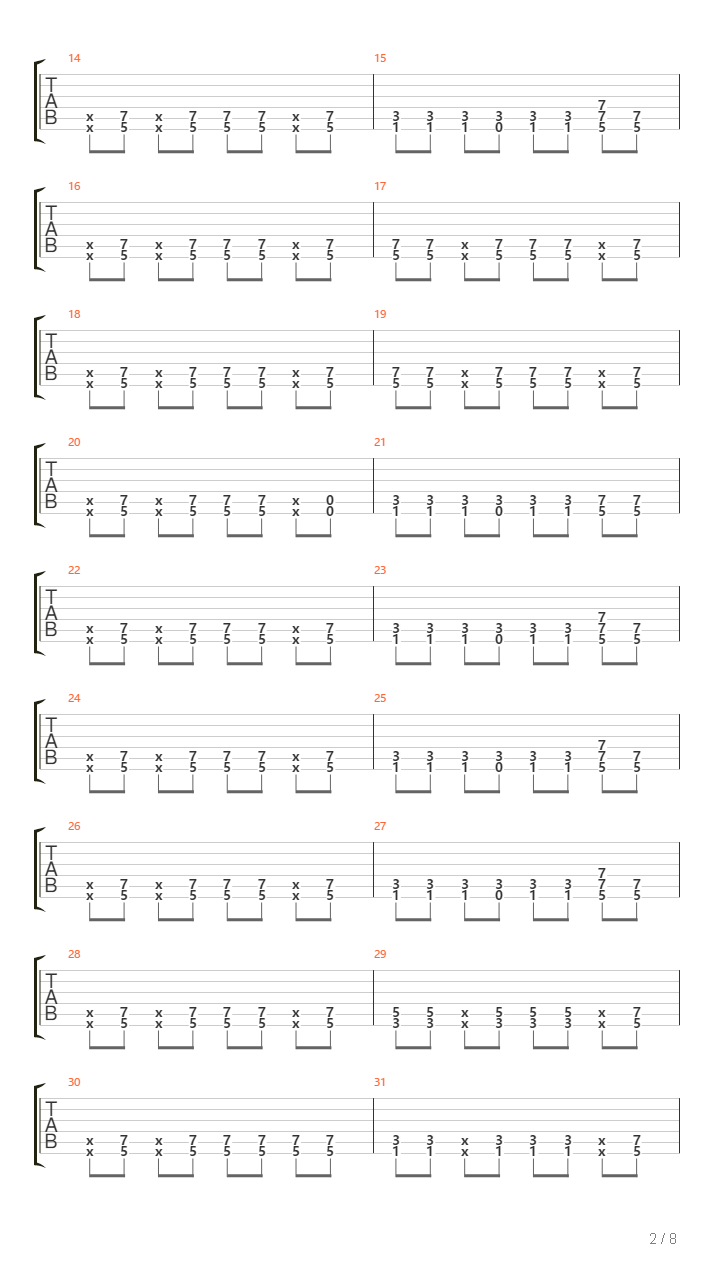 Rid of me吉他谱