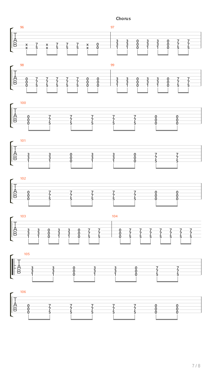 Rid of me吉他谱