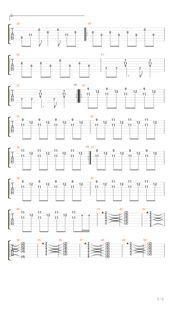 Landvetter(总谱)吉他谱