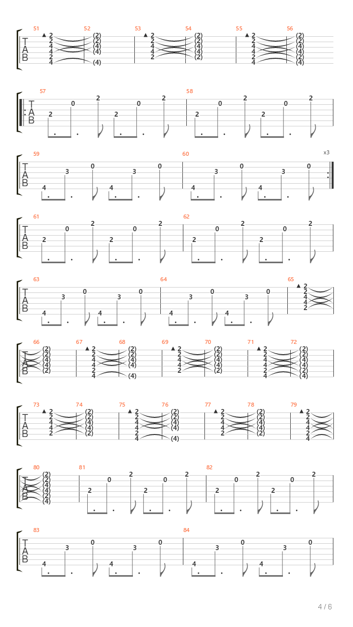 Landvetter(总谱)吉他谱