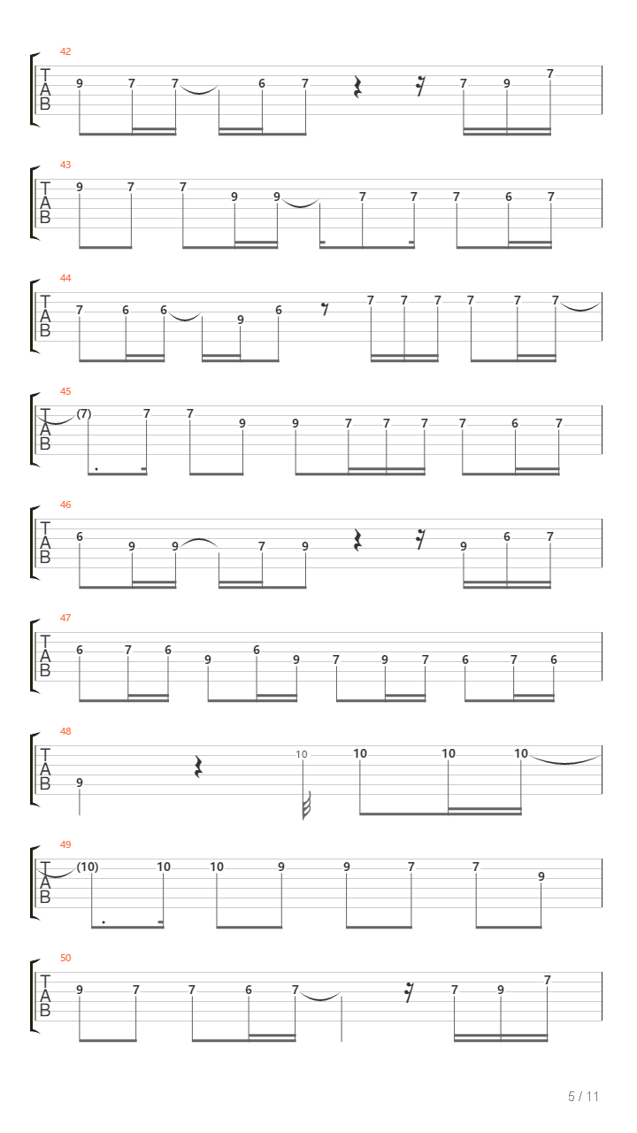 Guitar on Fire（燃烧的吉他，古典吉他，双吉他，弗拉门戈）吉他谱