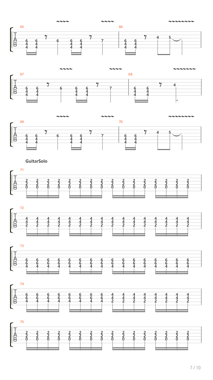 The Foundations of Decay （乐队总谱）吉他谱