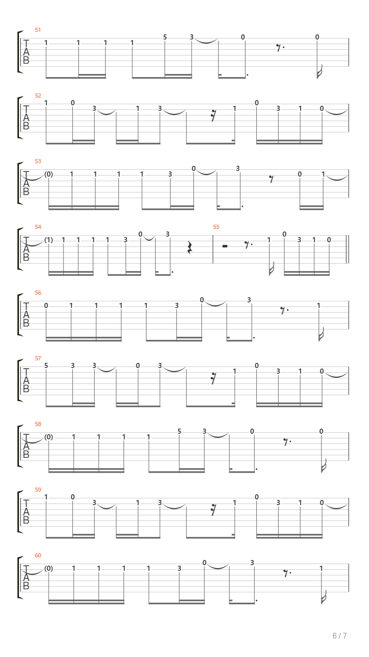 アルジャーノン（Algernon，阿尔吉侬，总谱）吉他谱