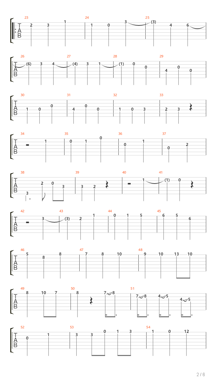 皇帝四重奏第三乐章（String Quartet Op. 76, No. 3, in C Major ("Emperor") Ⅲ）吉他谱