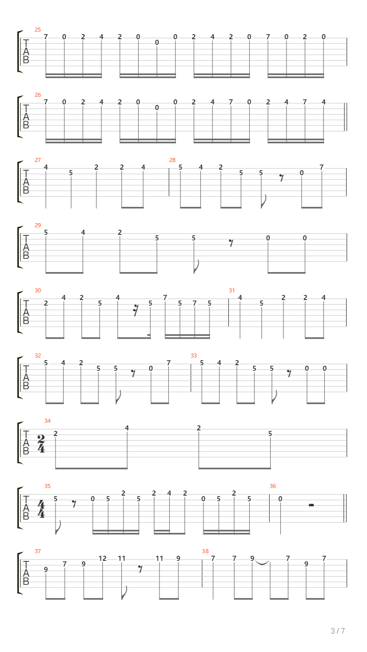 花と水飴、最終電車（Hana to Mizuame, Saishuu Densha，双吉他，指弹）吉他谱