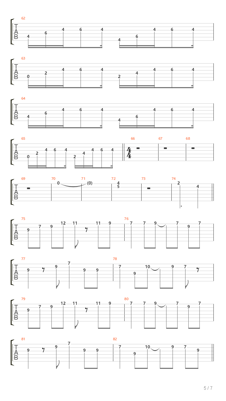 花と水飴、最終電車（Hana to Mizuame, Saishuu Densha，双吉他，指弹）吉他谱