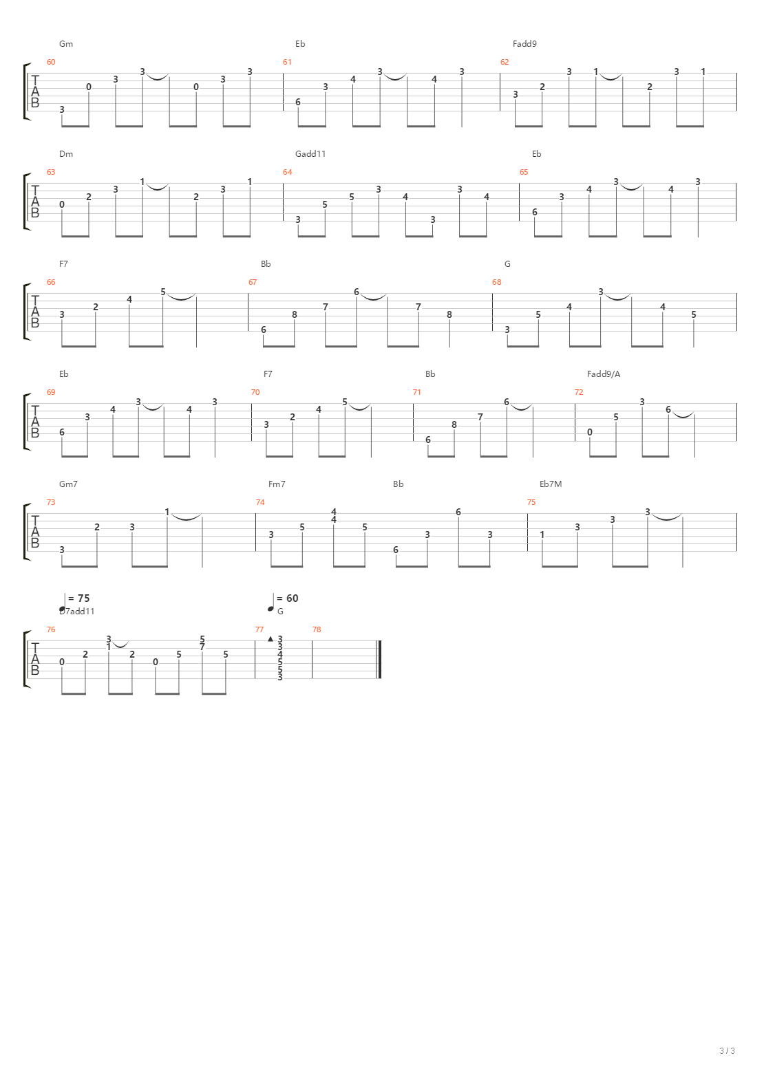 A Song for Love吉他谱