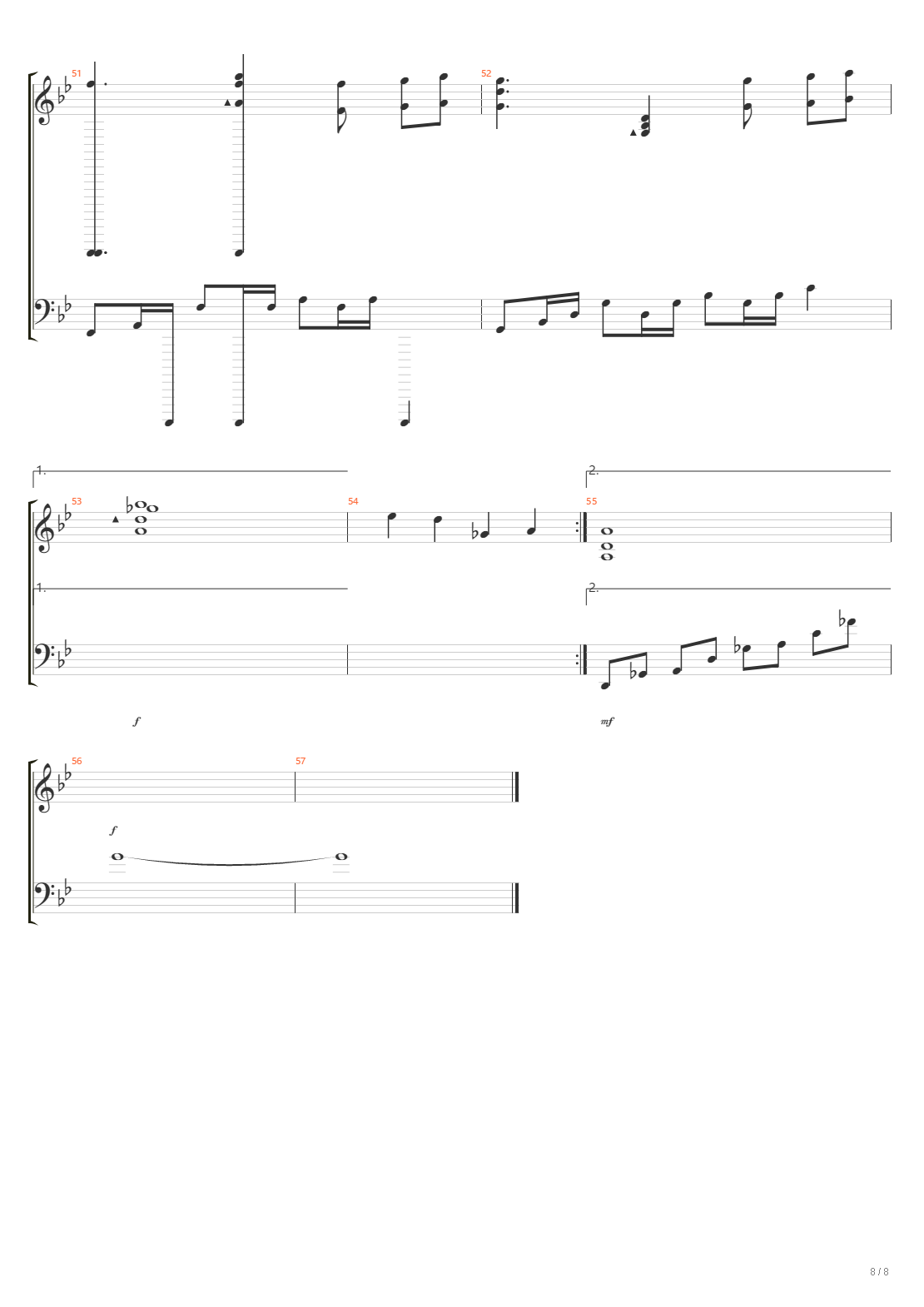植物大战僵尸TAT版通关音乐（人能弹）吉他谱