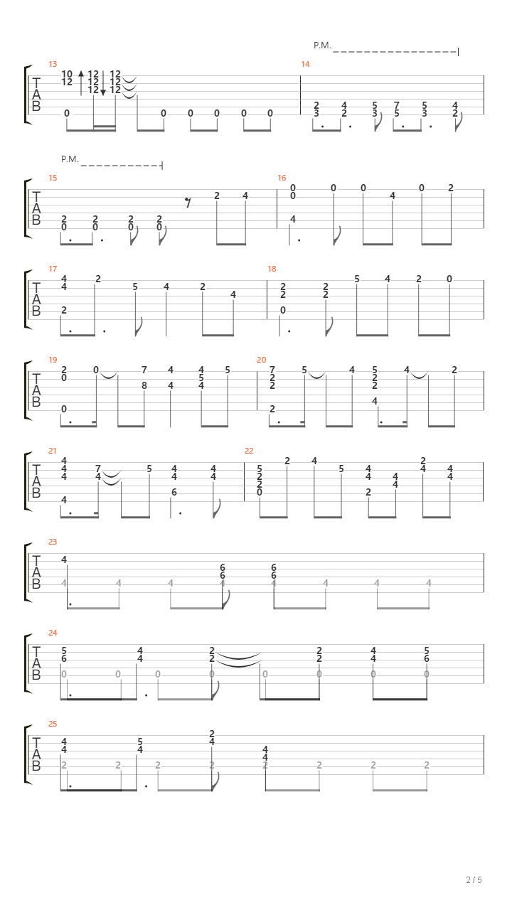 Final Phase吉他谱