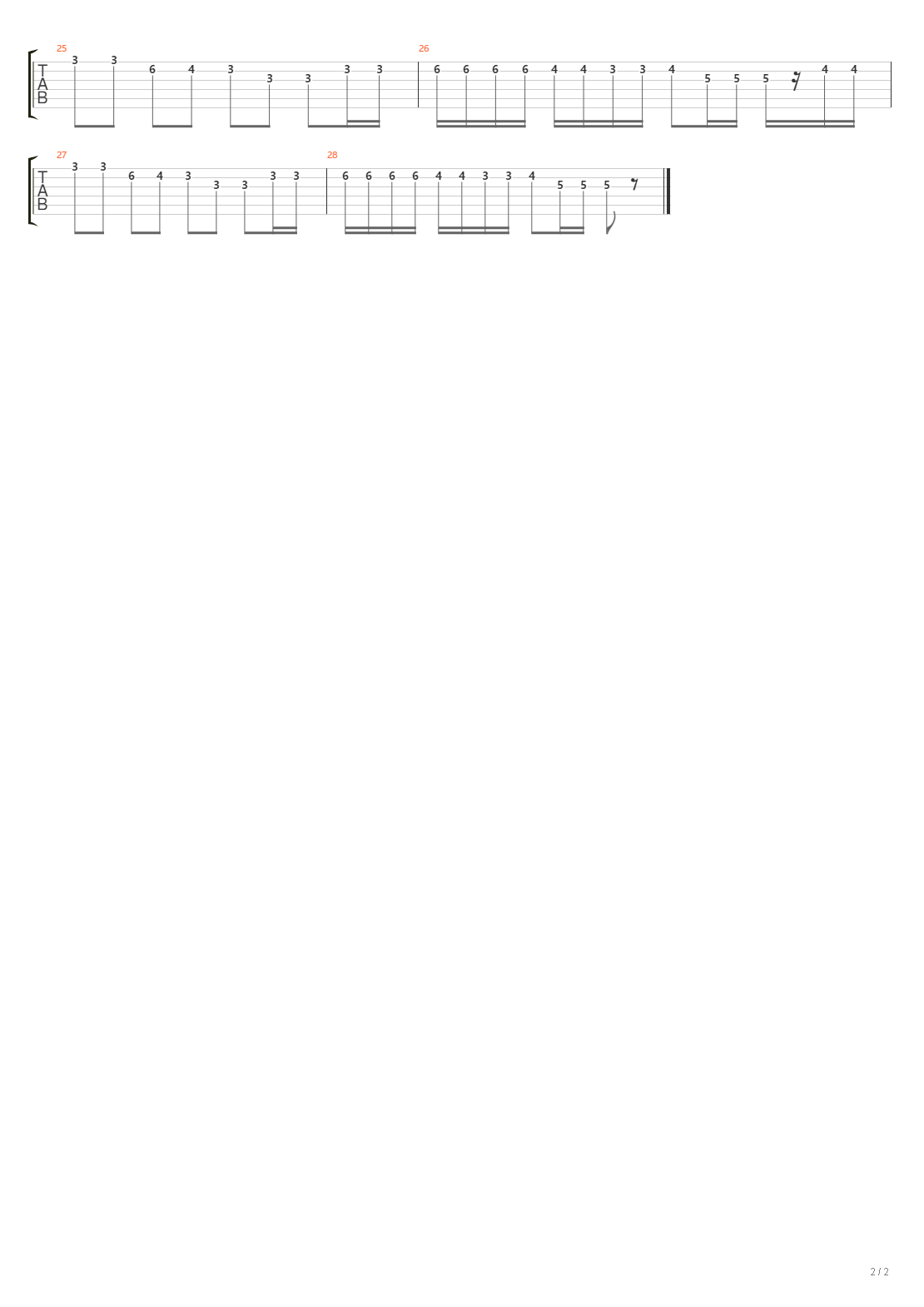 Ievan Polkka（伊娃波尔卡，甩葱歌，四重奏）吉他谱