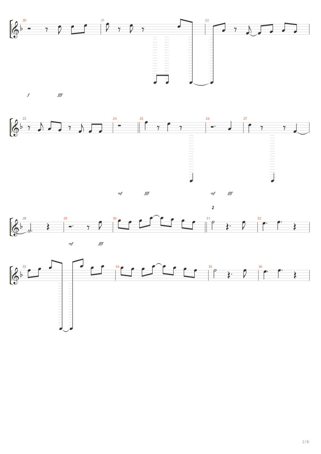 斜陽（Shayou，斜阳，动画《我心中危险的东西》主题曲，总谱，乐队版）吉他谱