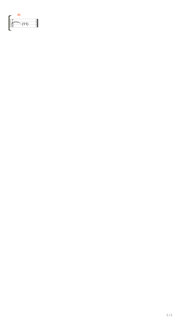 缸（贝斯）吉他谱