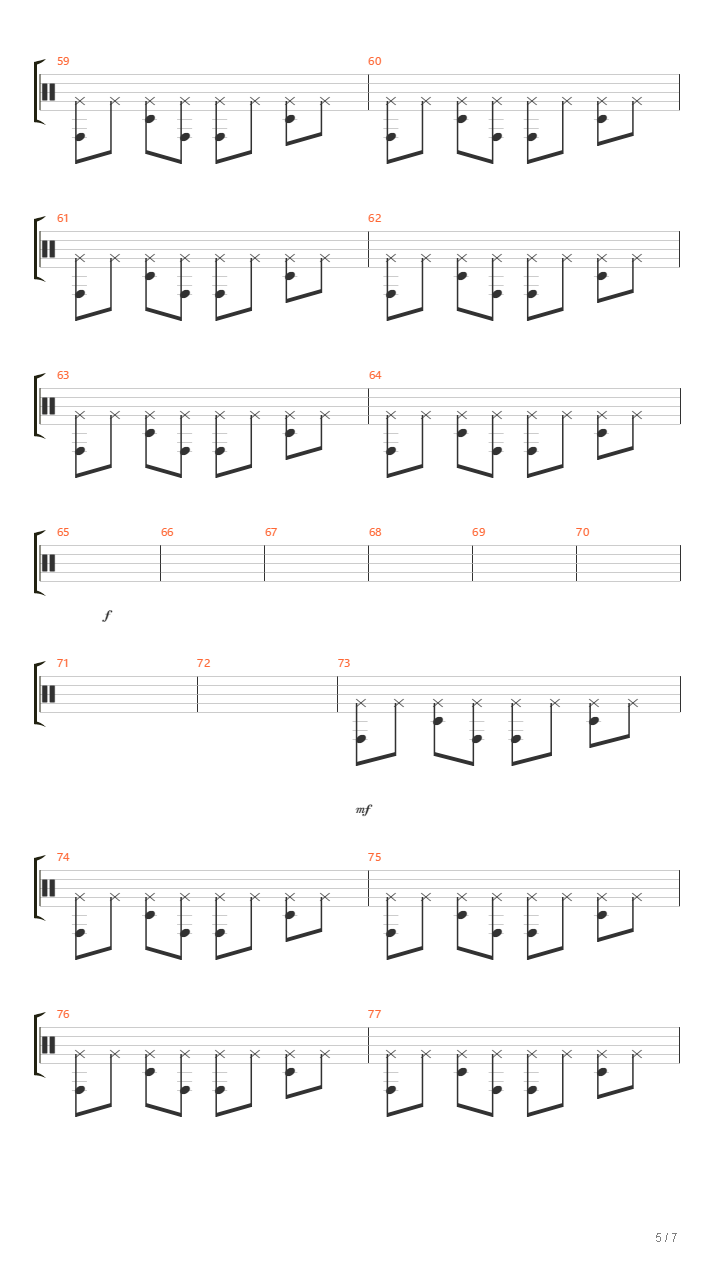 fools day吉他谱