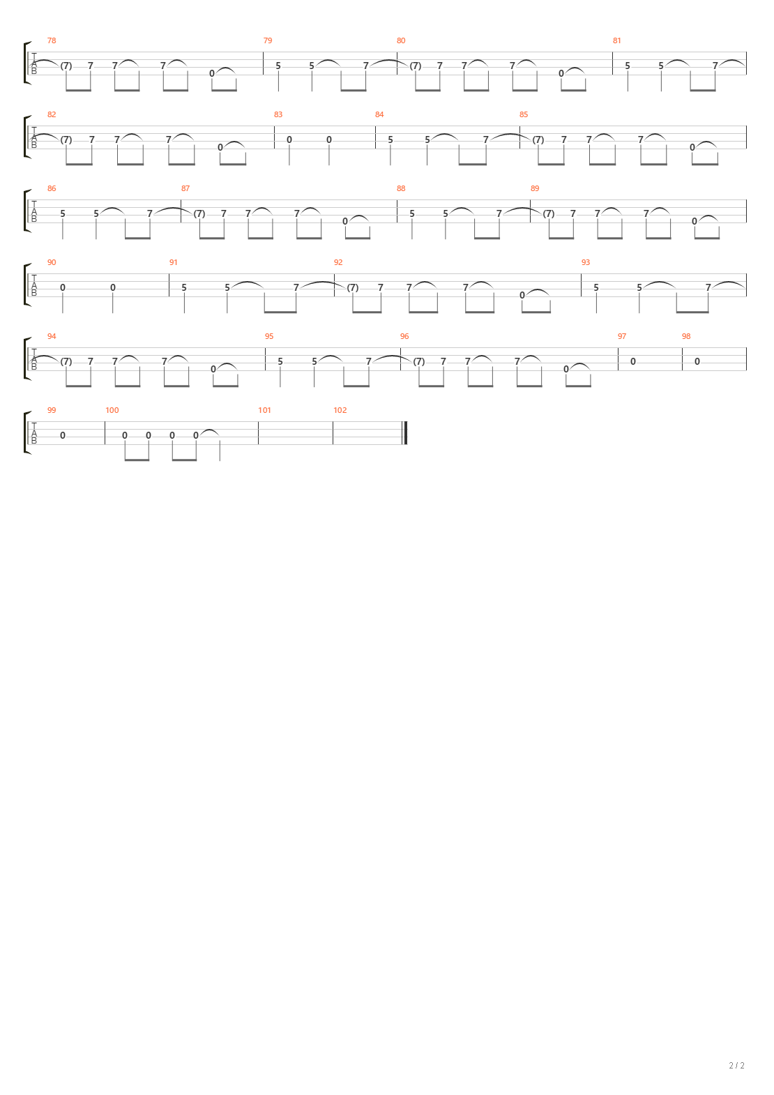 Luna吉他谱