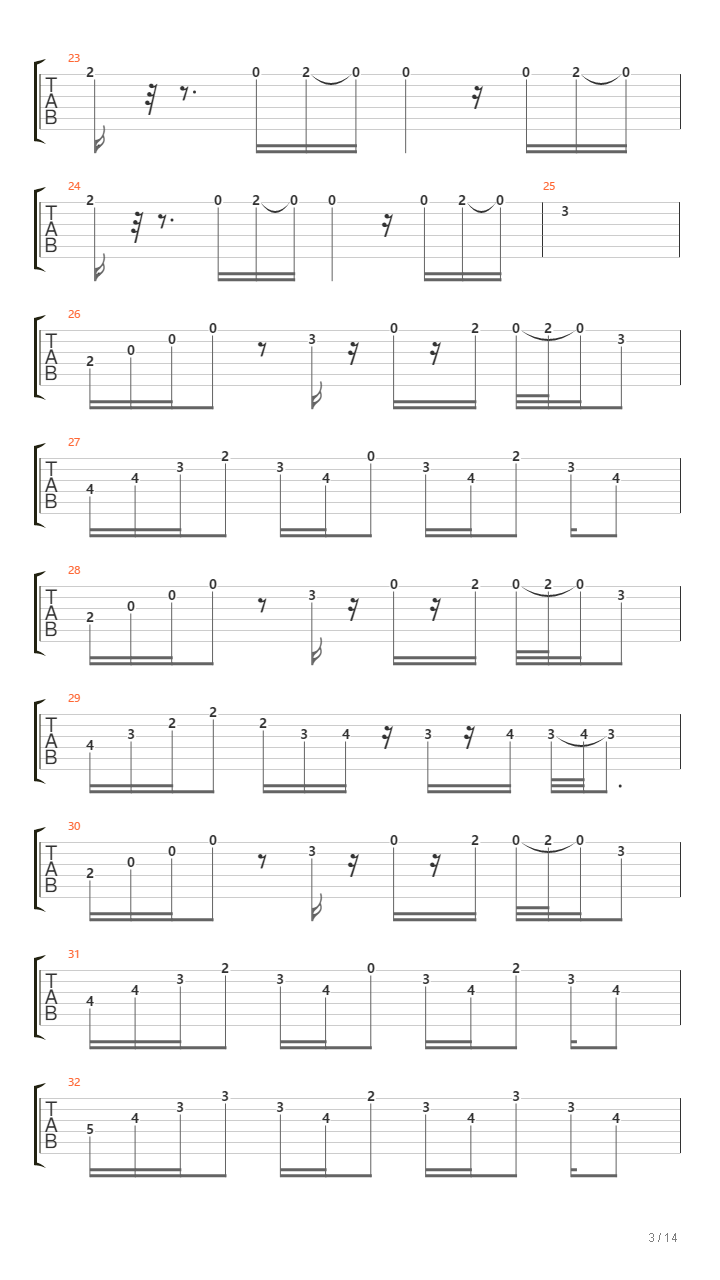 El Zócolo吉他谱