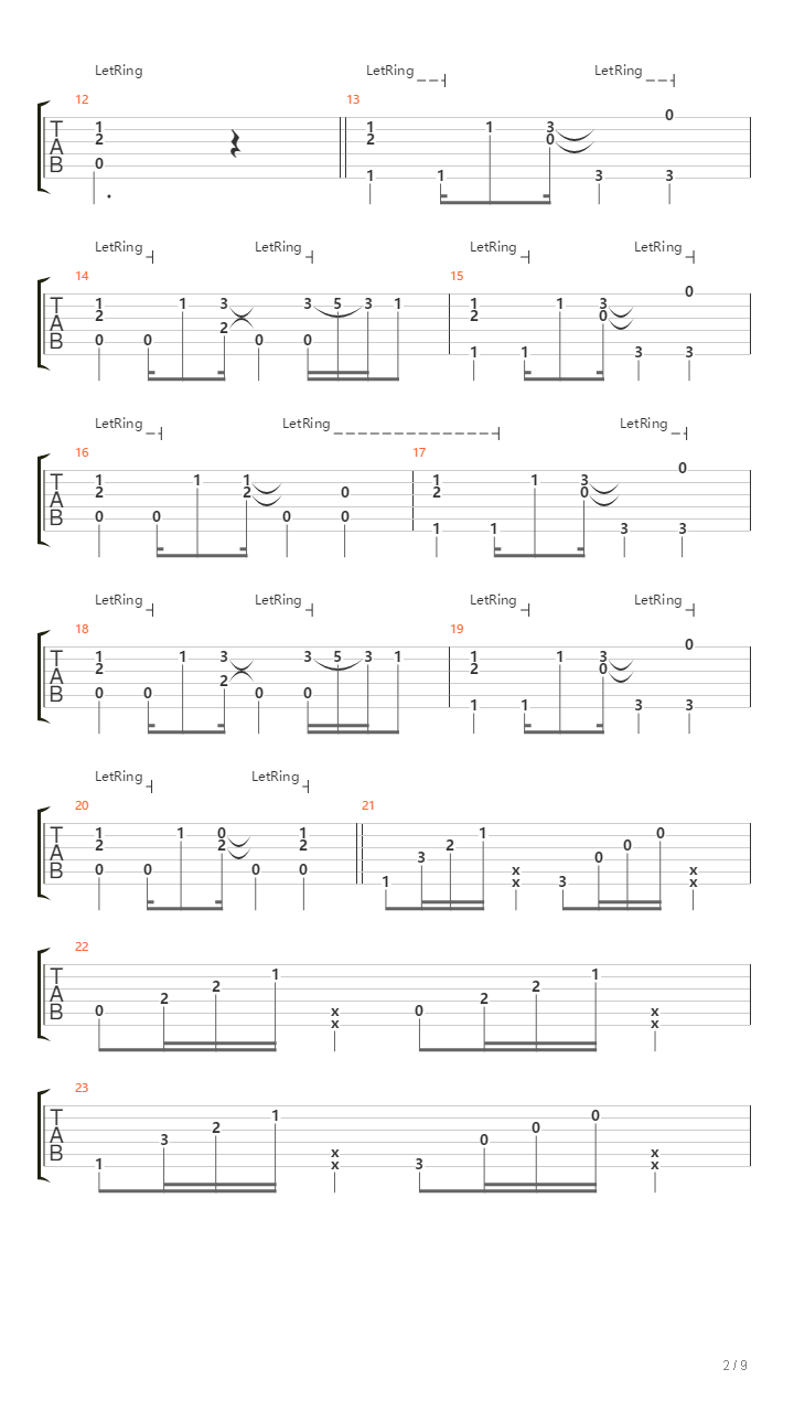 パドドゥ（弹唱版，Pas de Deux，双人舞）吉他谱