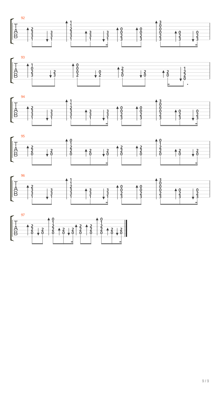 パドドゥ（弹唱版，Pas de Deux，双人舞）吉他谱