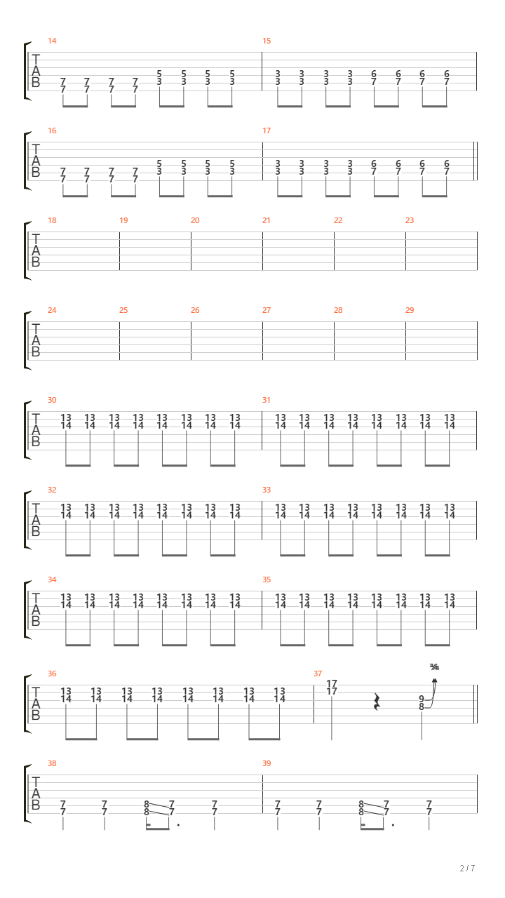 空吉他谱