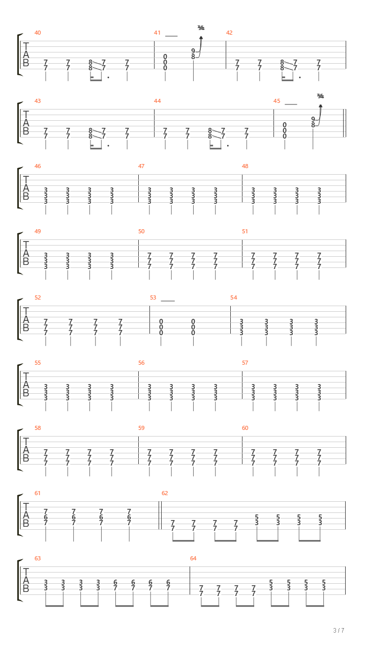 空吉他谱