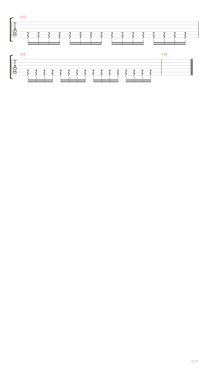 空吉他谱