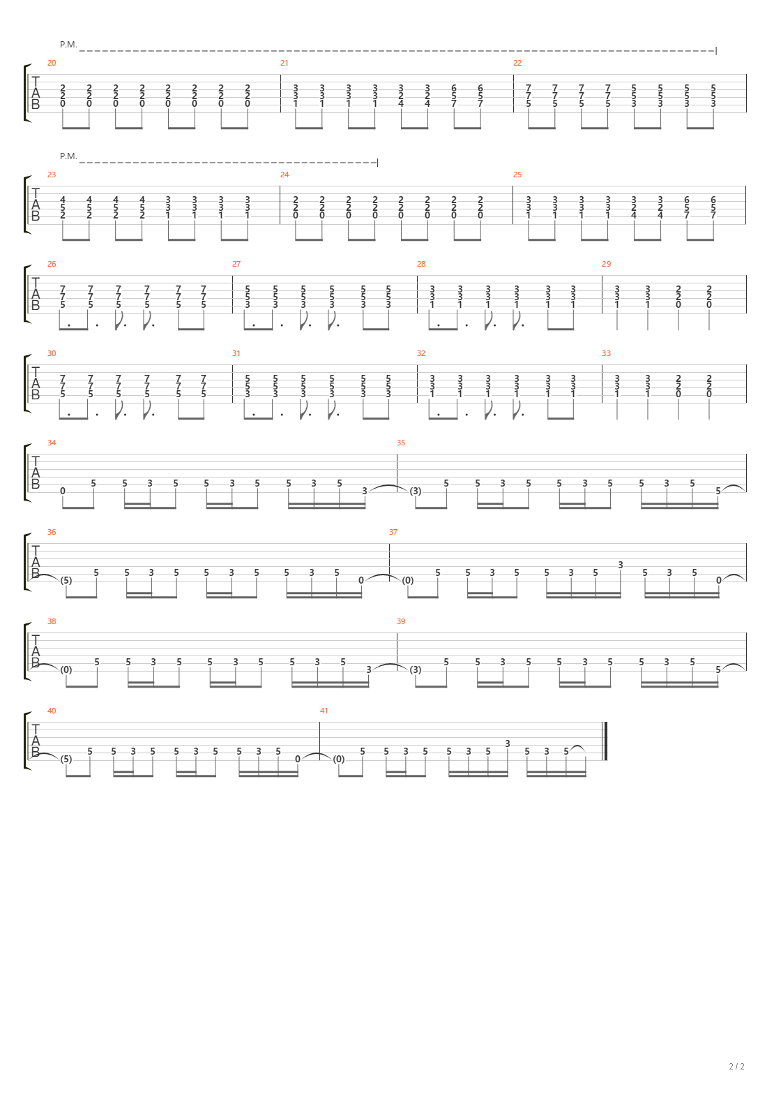 八吉他谱