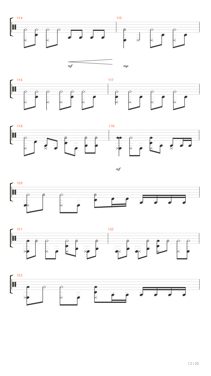 Libra吉他谱