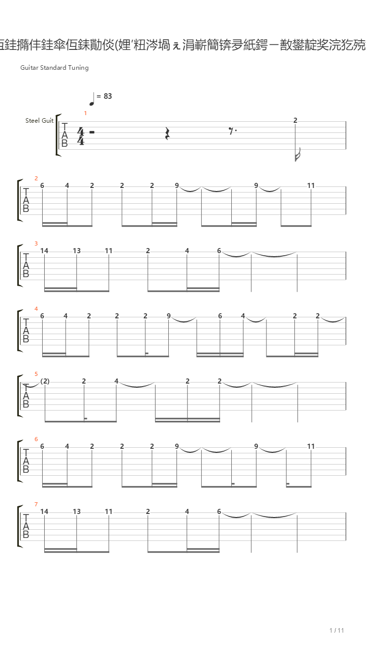 没什么大不了（なんでもないや）吉他谱