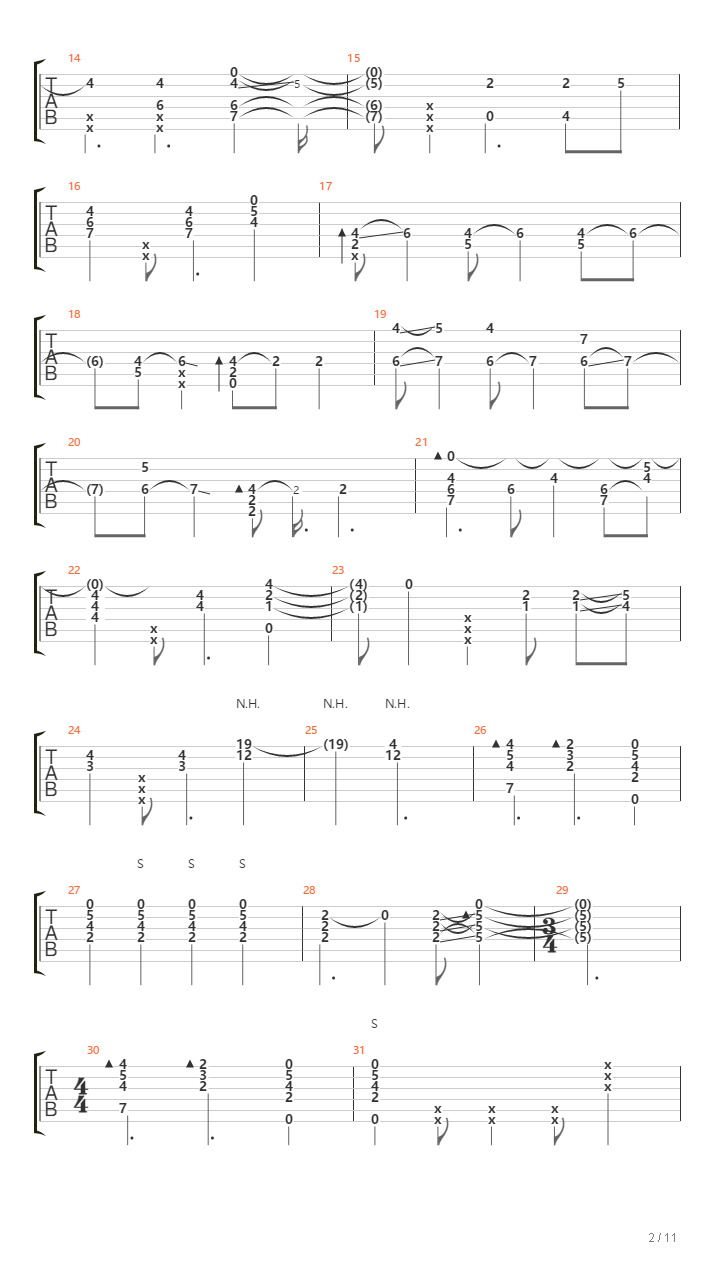 Sticks & Stones 驯龙高手1主题曲 自编指弹（How to train your dragon1）吉他谱