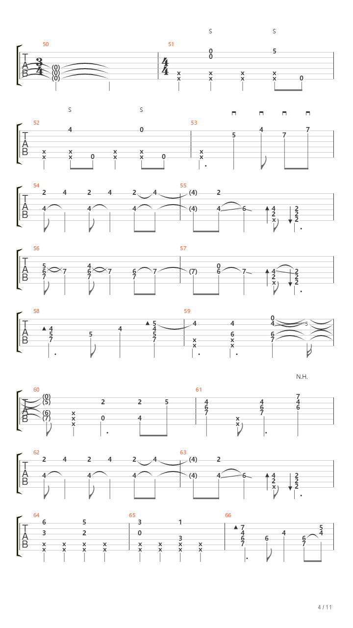 Sticks & Stones 驯龙高手1主题曲 自编指弹（How to train your dragon1）吉他谱
