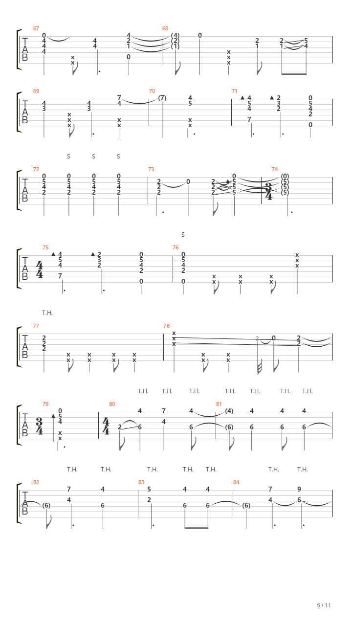 Sticks & Stones 驯龙高手1主题曲 自编指弹（How to train your dragon1）吉他谱