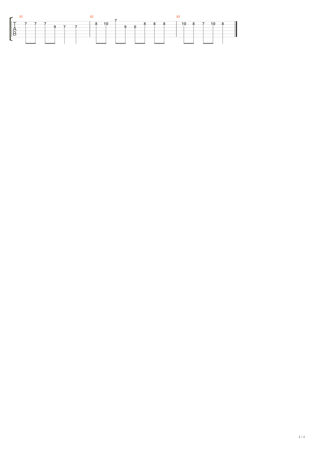 愛唄（B站搬运）吉他谱