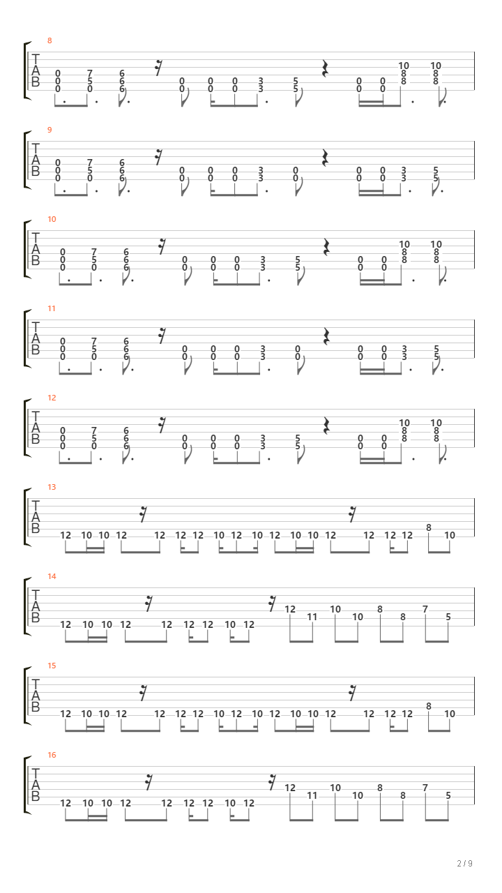 如龙0开场曲intro ost吉他谱