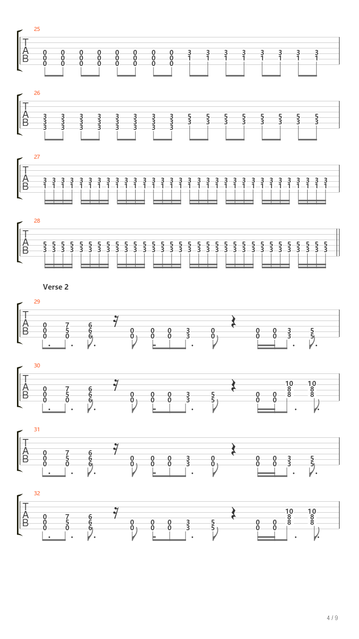 如龙0开场曲intro ost吉他谱
