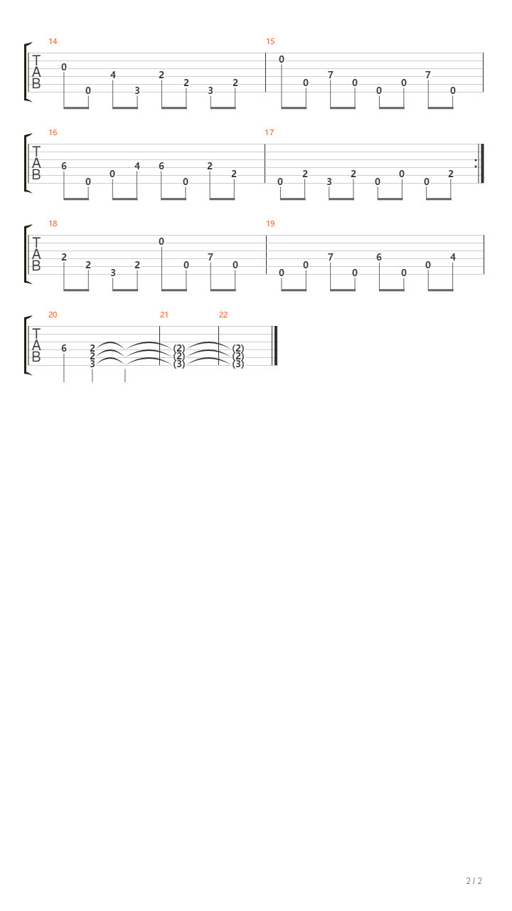 废狱摇篮曲吉他谱